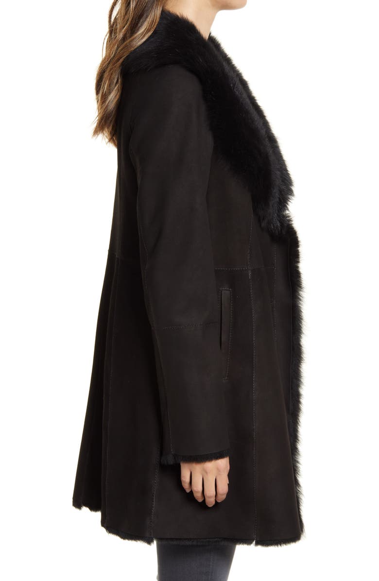 HiSO Sancy Genuine Shearling Coat, Alternate, color,
