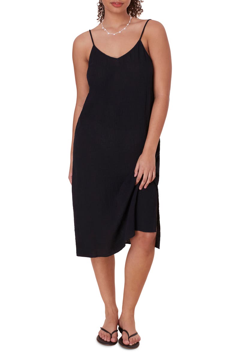 Andie The Barreta Cotton Gauze Cover-Up Slipdress, Main, color, 