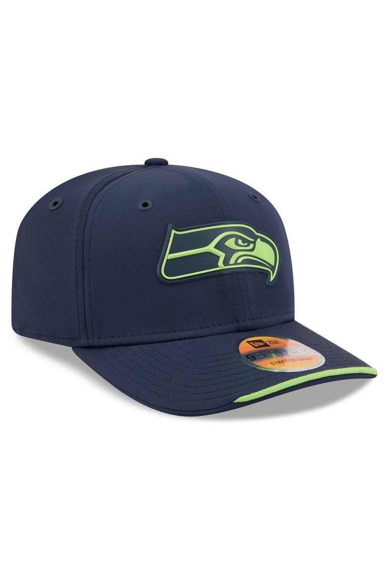 Men's New Era College Navy Seattle Seahawks 2026 Sideline 9SEVENTY Adjustable Hat, Alternate, color, College Navy