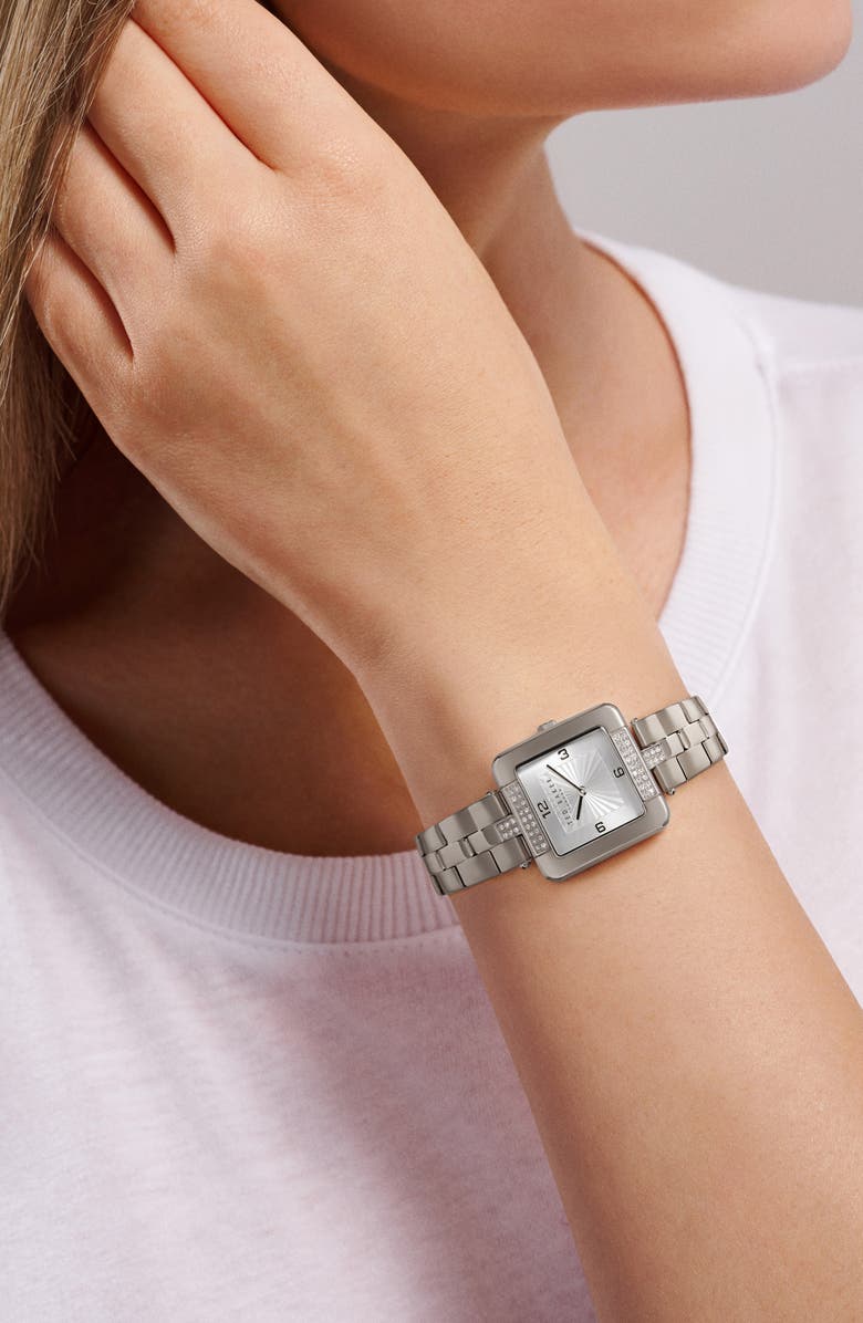 Ted Baker Mayse Bracelet Watch, 33mm, Alternate, color, Silver