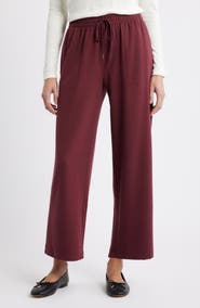 Caslon® Ankle Wide Leg Sweatpants