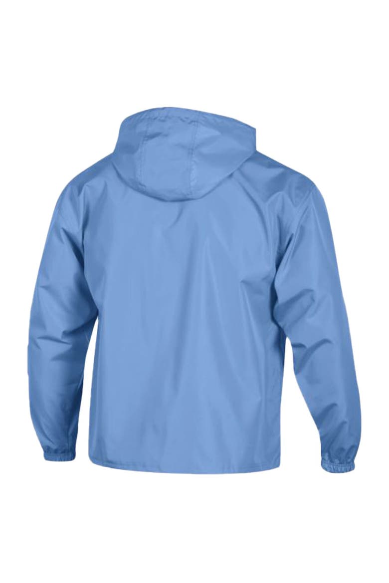 Men's Champion Light Blue Tennessee Titans Packable Hooded Windbreaker Half-Zip Jacket, Alternate, color, Light Blue