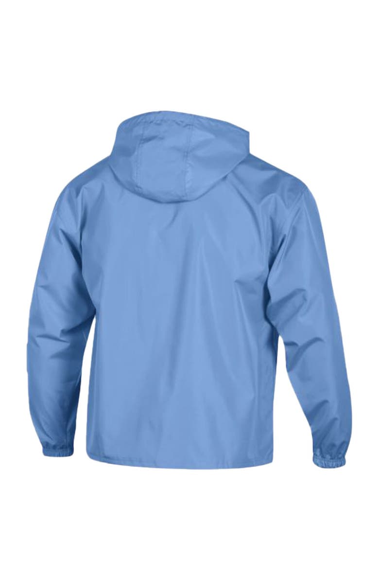 Champion Men's Champion Light Blue Tennessee Titans Packable Hooded Windbreaker Half-Zip Jacket, Alternate, color, Light Blue