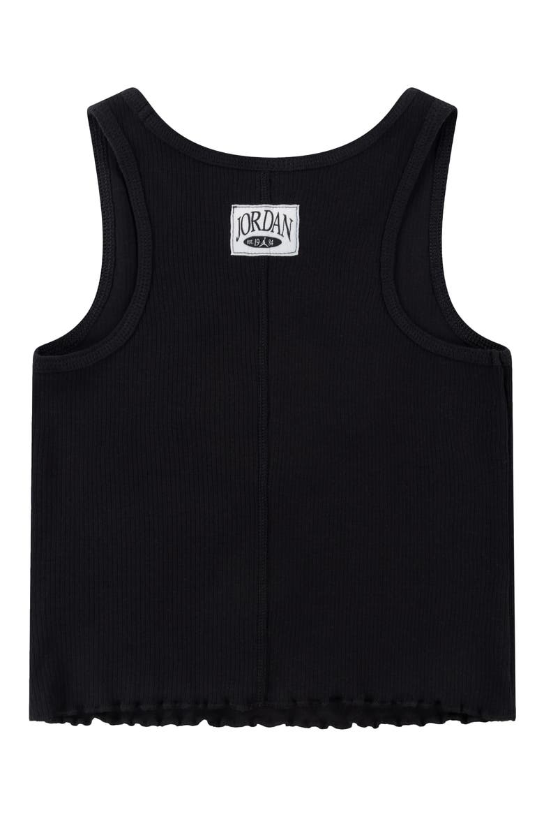 Kids' Graphic Flower of Friendship Racerback Tank, Alternate, color, BLACK