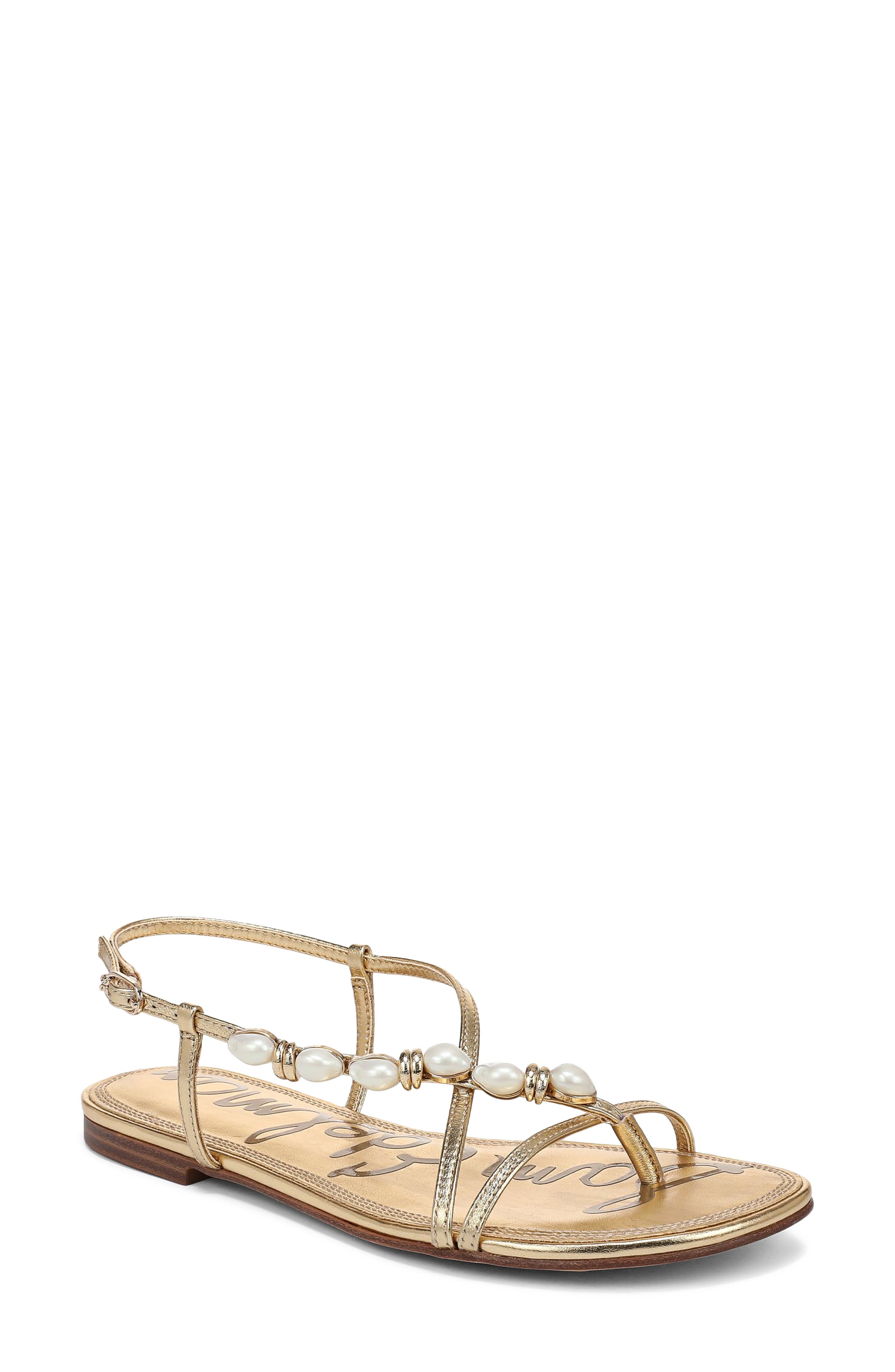 Sam Edelman Calla 2 Sandal, Main, color, Amber Gold