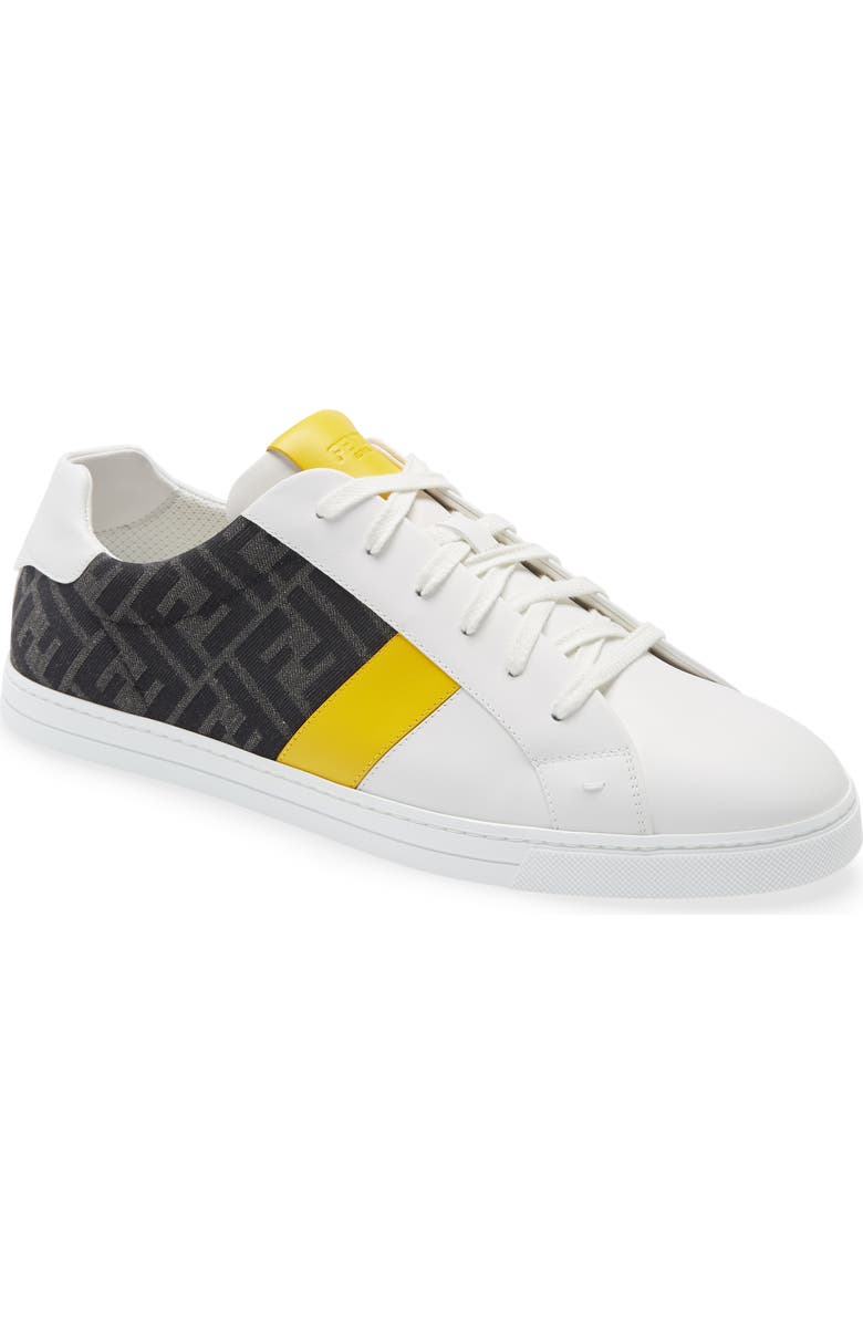 Fendi FF Logo Low Top Sneaker, Main, color,