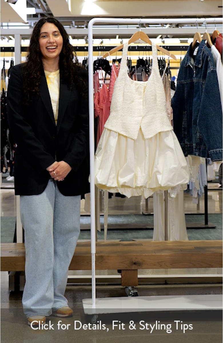 Giavanna Halter Minidress, sales video thumbnail