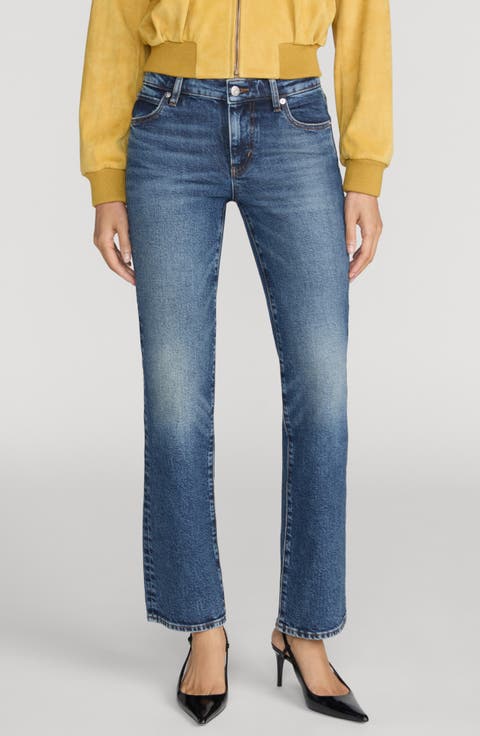 The Cigarette Crop Straight Leg Jeans