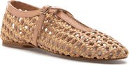 275 Central Izabel Woven Raffia Ballet Flat