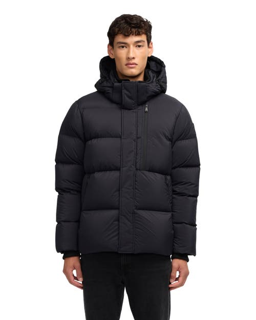 Pajar Jericho Channel Quilted Puffer Jacket In Black