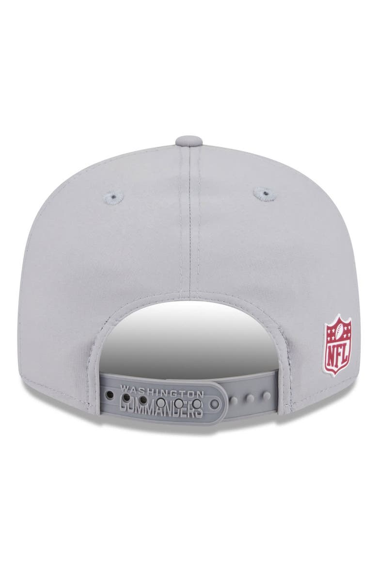 New Era Men's New Era Gray Washington Commanders 2025 Sideline  Split Panel 9FIFTY Snapback Hat, Alternate, color, 