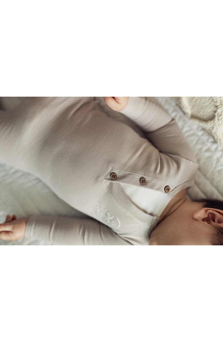 Manière Island Henley Footie, Alternate, color, Sand