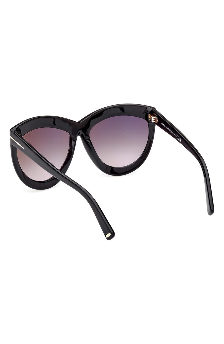 TOM FORD Doris 59mm Shield Sunglasses, Alternate, color,