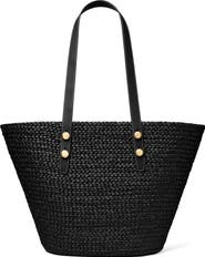 Tory Burch Large Romy Straw Basket Tote Bag