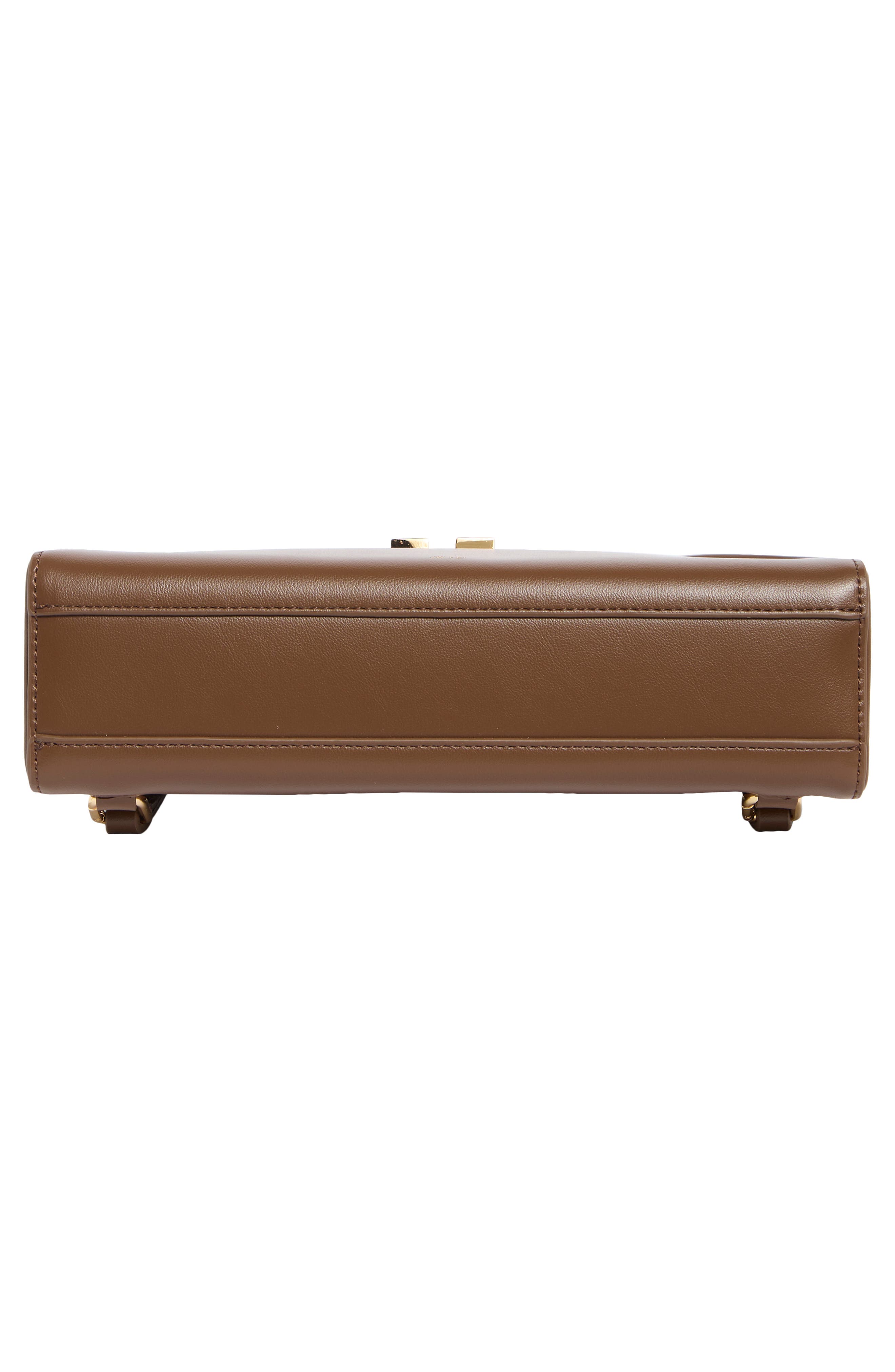 Large Thea Top-Handle Bag, Alternate, color, MOCHA BROWN