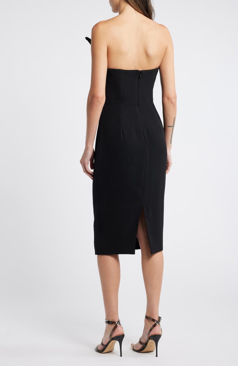 Dress the Population Milan Strapless Sheath Cocktail Dress, Alternate, color, 