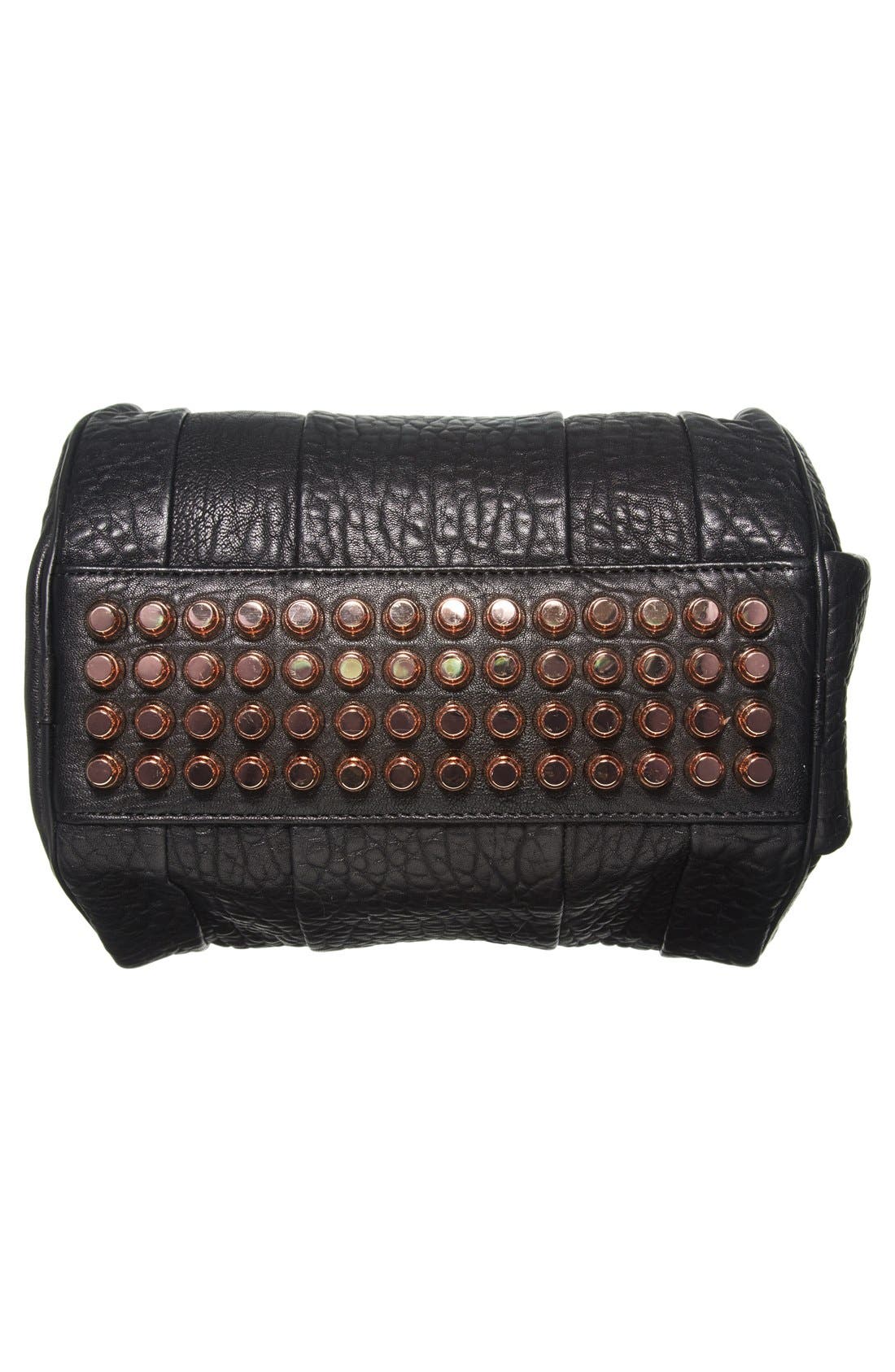 Alexander Wang 'Rockie - Rose Gold' Leather Crossbody Satchel, Alternate, color, 