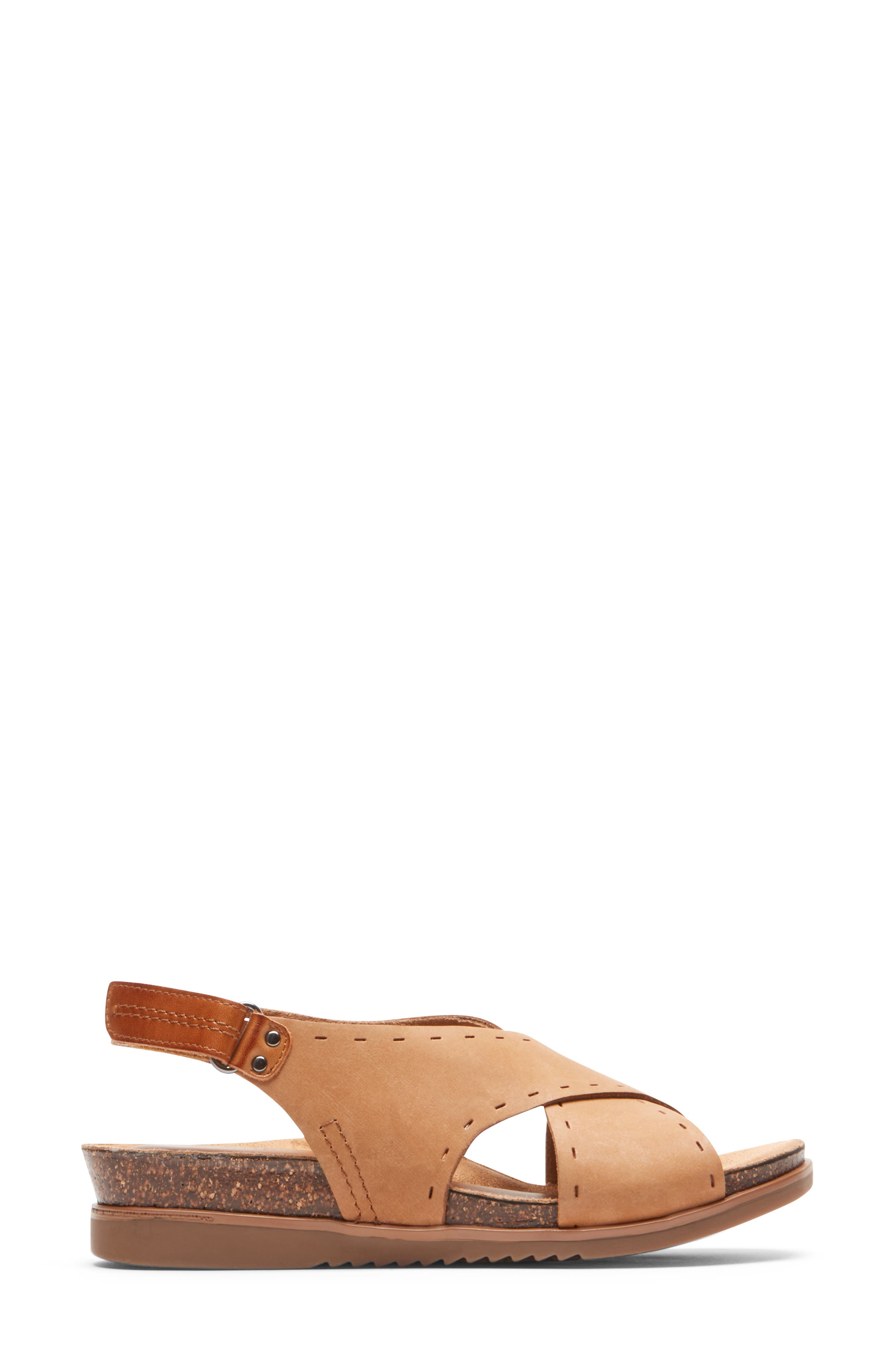 May Slingback Sandal, Alternate, color, NUTMEG