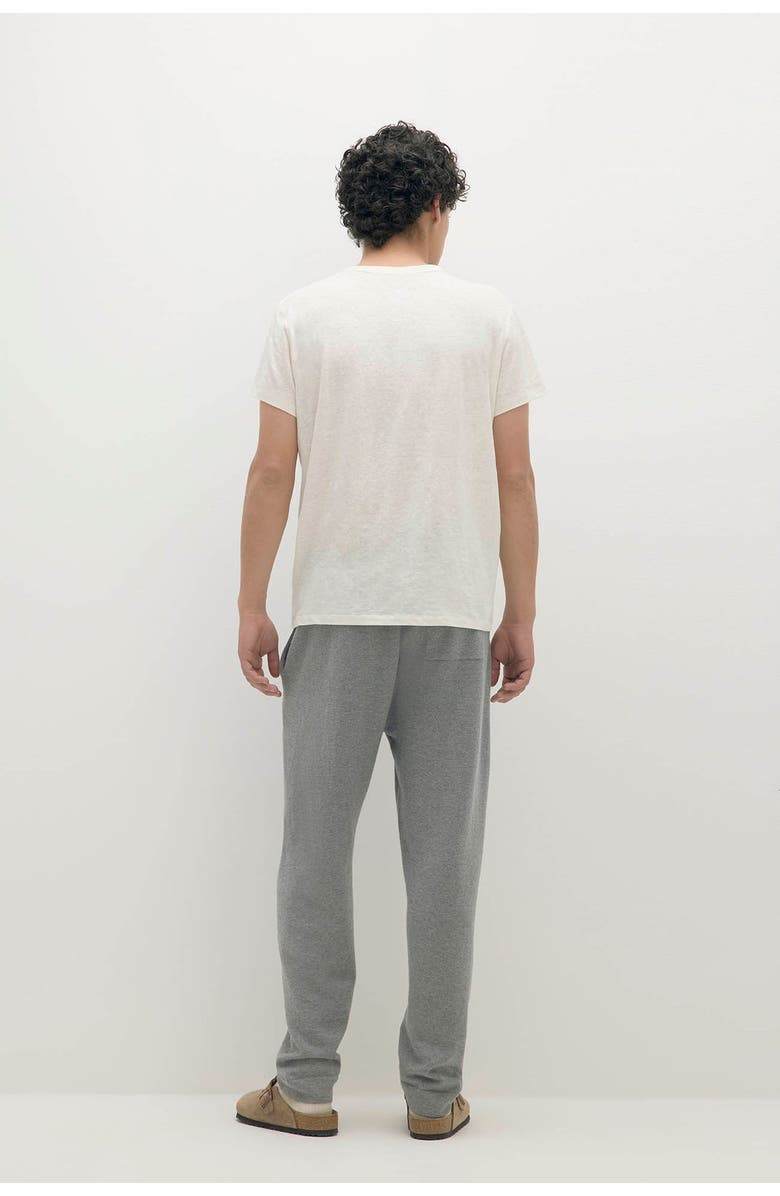 NAKED CASHMERE Kyle Linen Crewneck Tee, Alternate, color, White