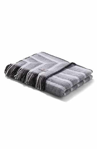 Herringbone Fringe Throw Blanket