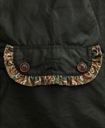 x FARM Rio Maria-Clara Waxed Jacket