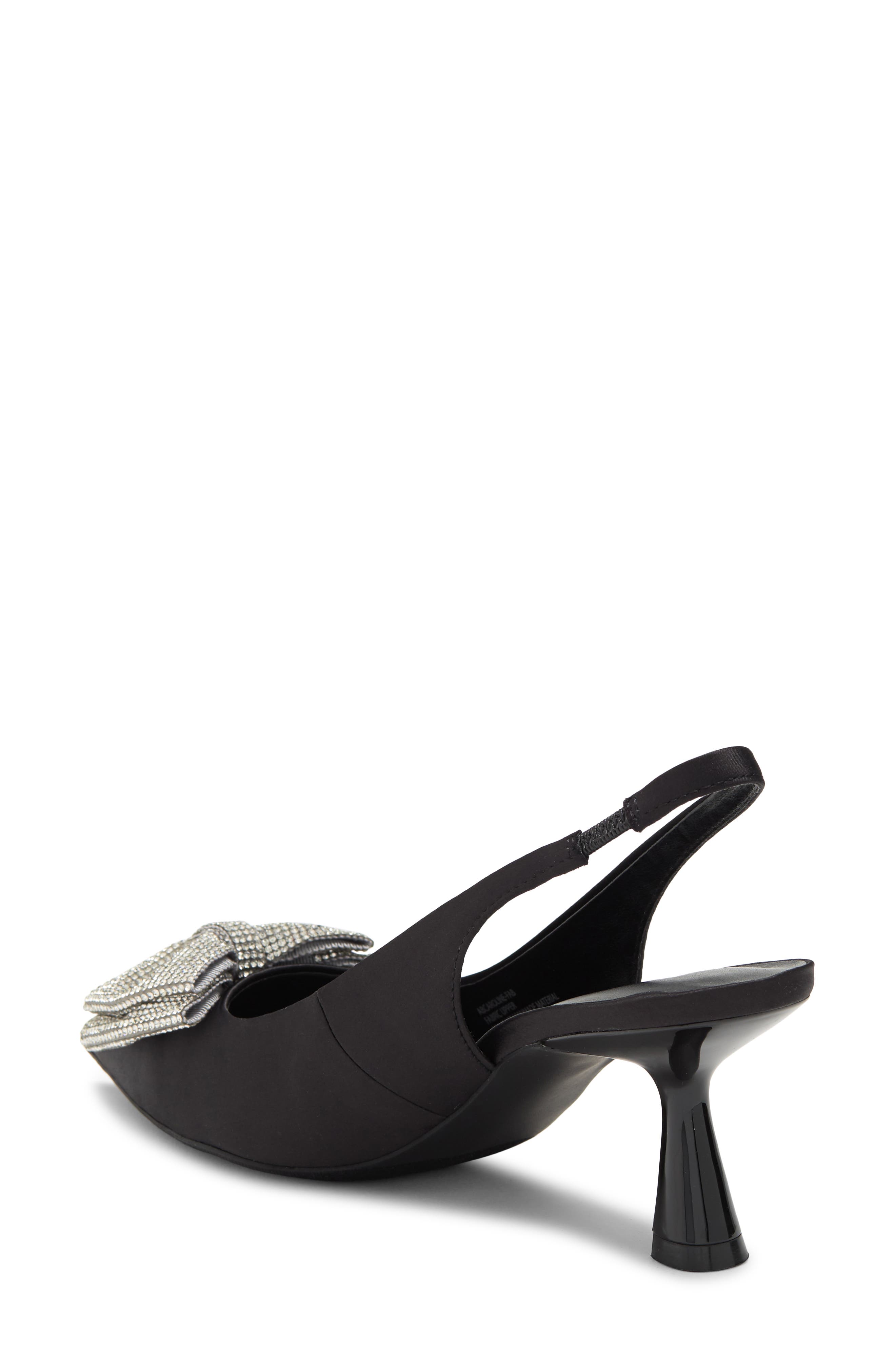 Abound Caroline Crystal Bow Slingback Pump, Alternate, color, 