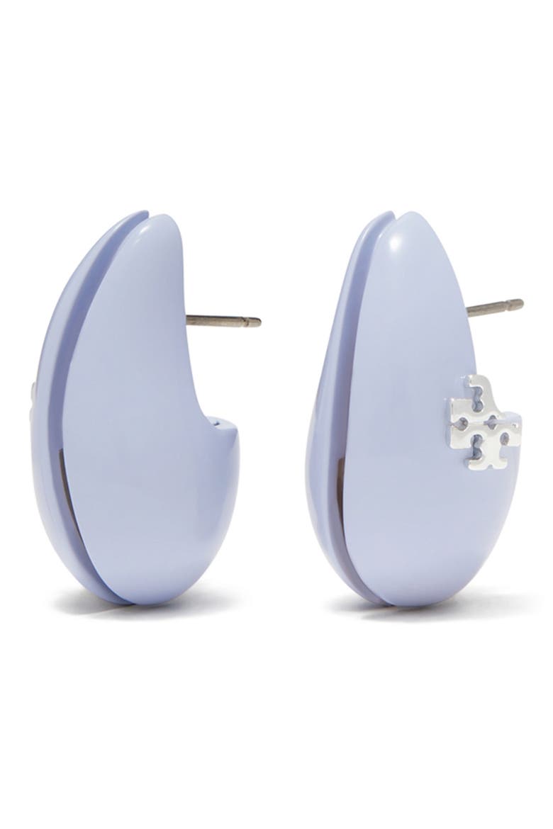 Small Wave Drop Earrings, Alternate, color, LIGHT BLUE