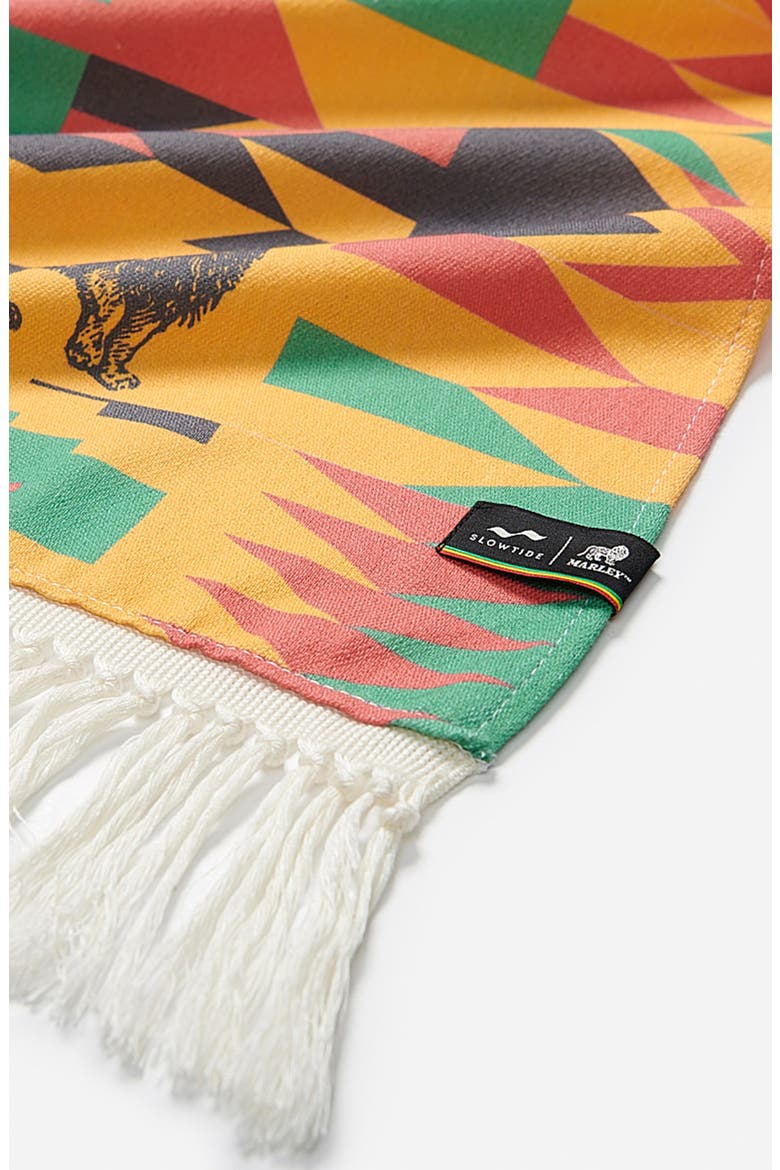 Rocker Beach Towel, Alternate, color, YELLOW MULTI