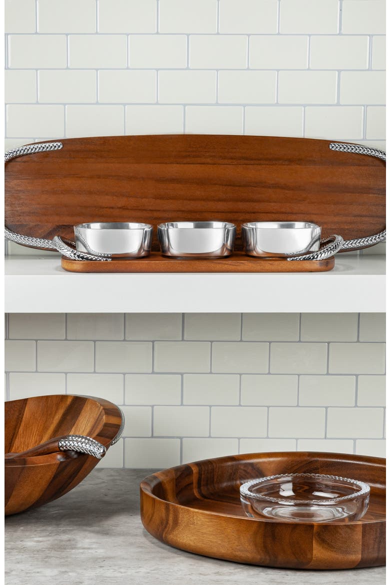 Condiment Trio Set, Alternate, color, BROWN