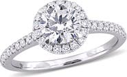 Julianna B. 1-1/3 CTW Lab-Grown Diamond Halo Ring 14k