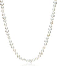 Sheryl Lowe Mixed Shape Pearl Necklace