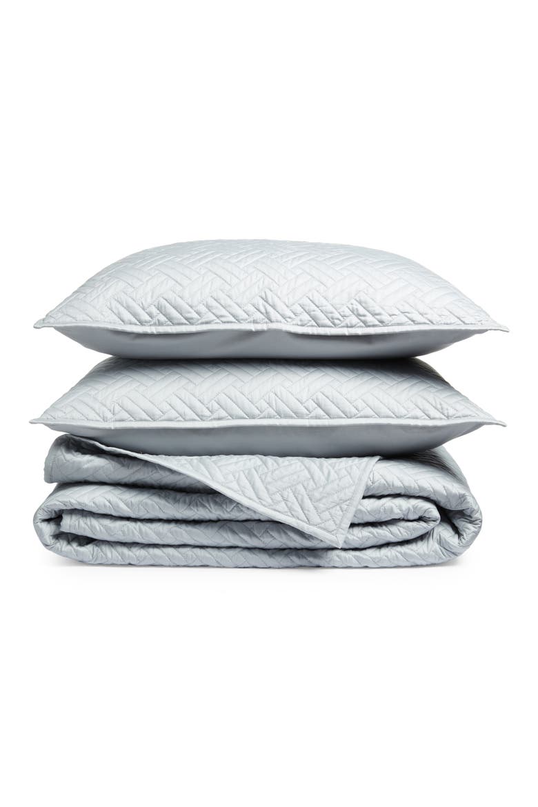 Heritage Organic Cotton Quilt & Sham Set, Main, color, SHORE