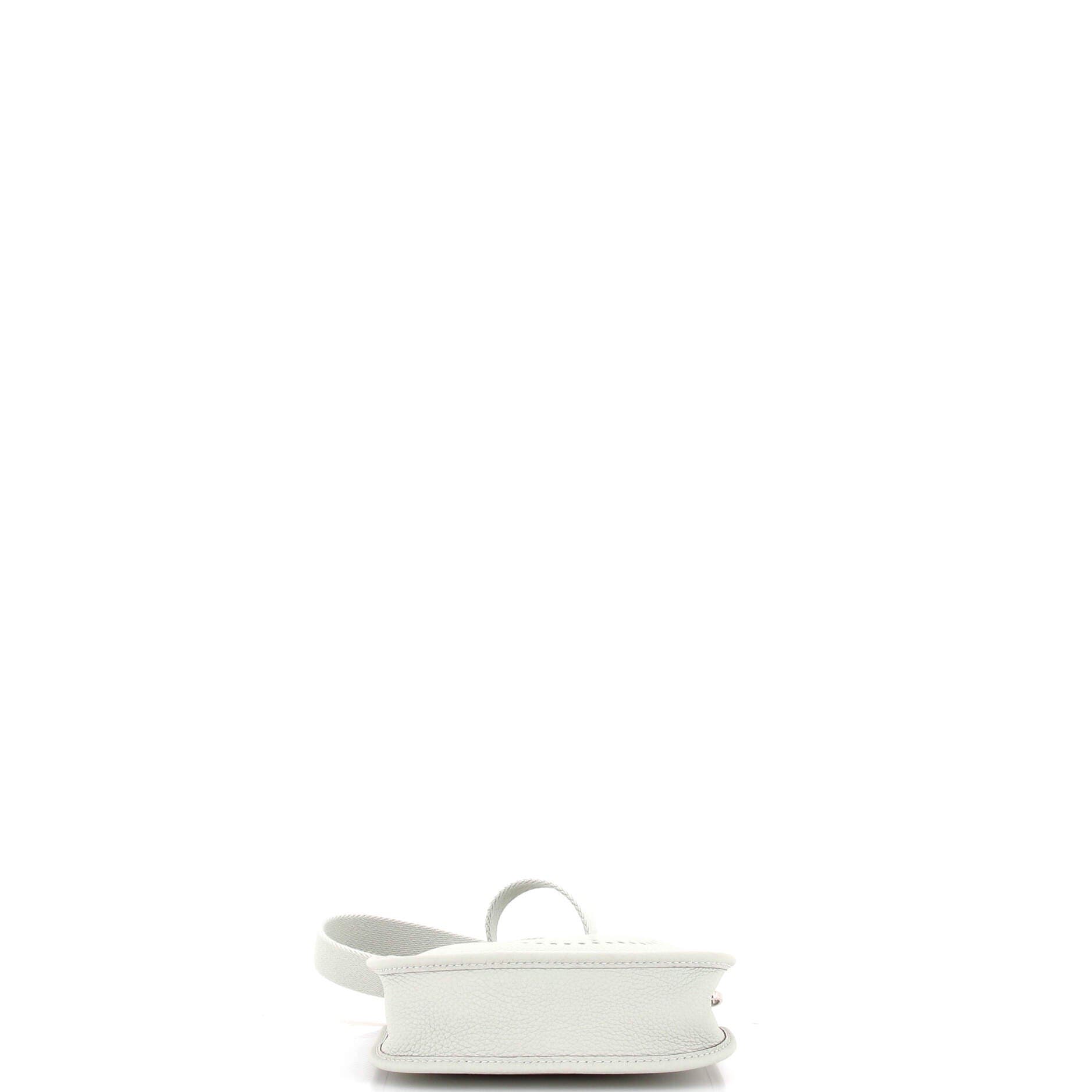 Pre-Owned Hermes Evelyne Bag Gen III Clemence TPM, Alternate, color, Gris Neve