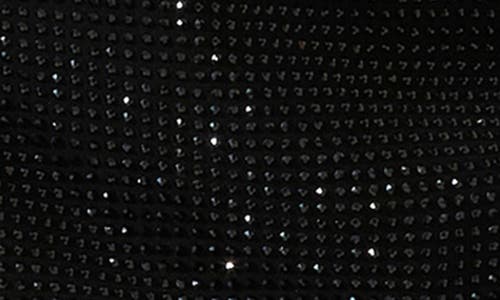 Astr The Label Remi Rhinestone Miniskirt In Black