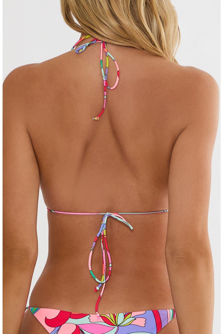Bijou Floral Triangle Bikini Top, Alternate, color, POP FLORAL