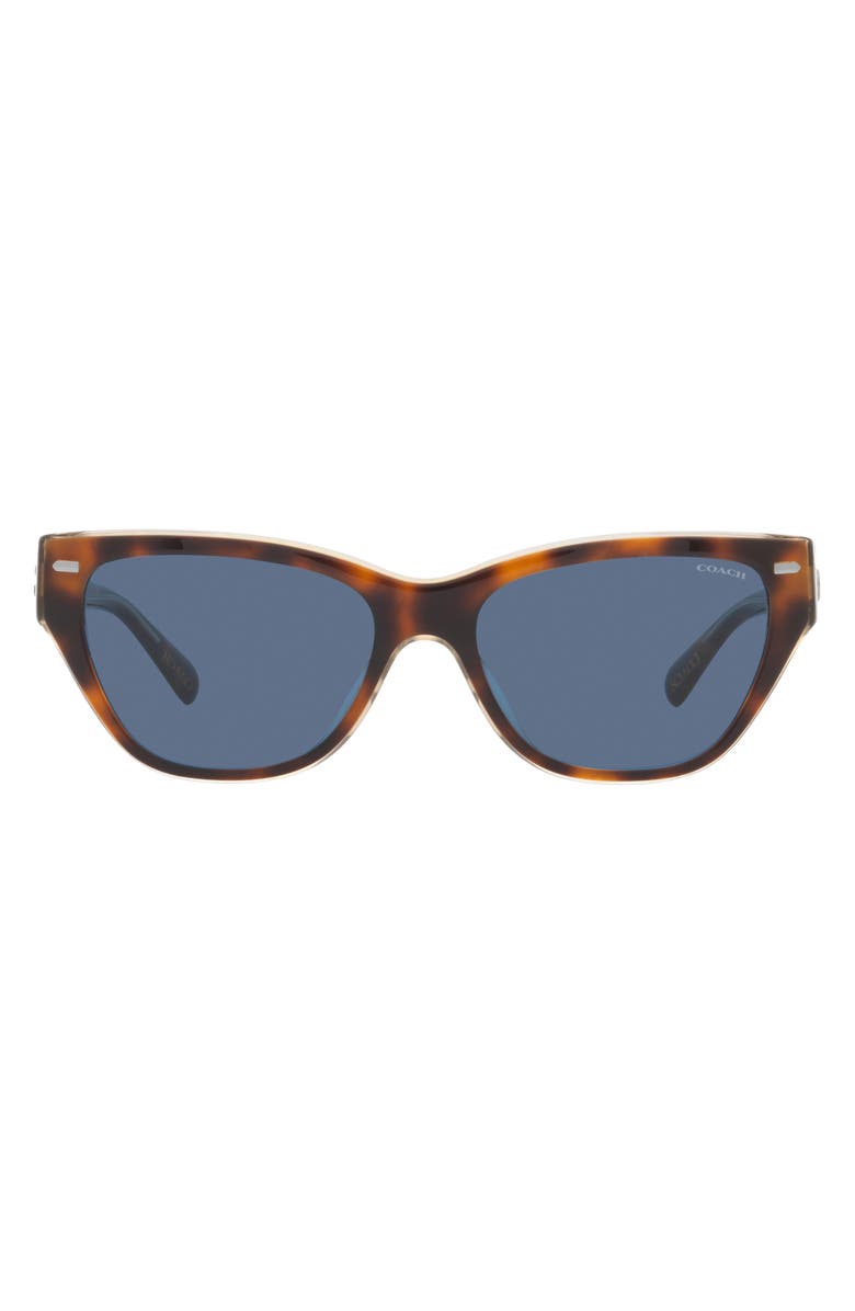 COACH 55mm Cat Eye Sunglasses, Main, color,