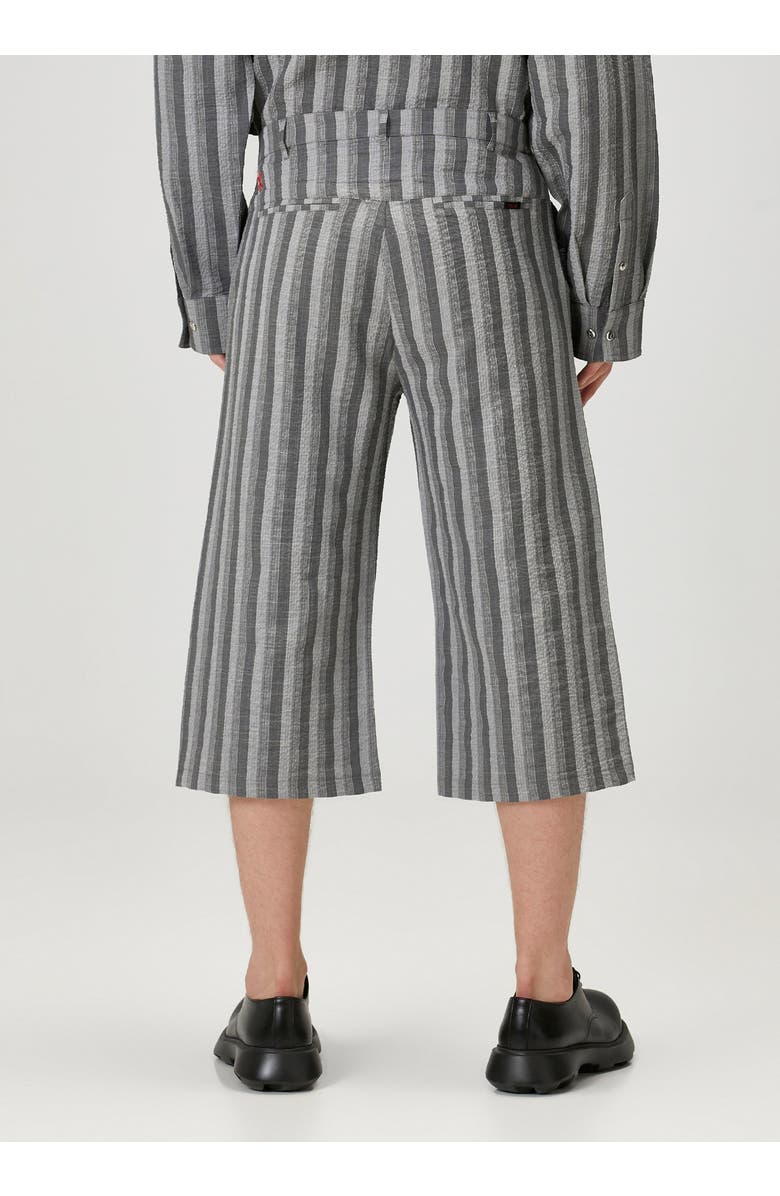 PCFG Linen & Cotton Blend Checked Woven Short, Alternate, color, Grey