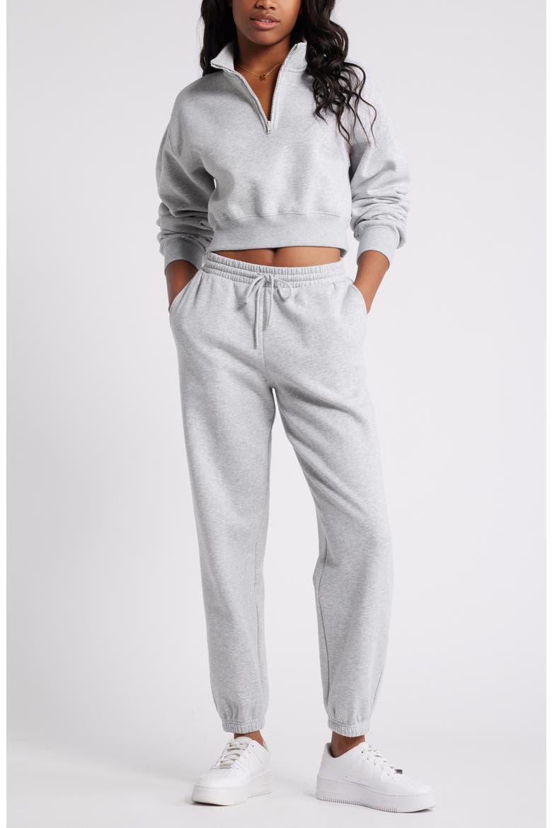 Classic Fit Joggers, Alternate, color, GREY SOFT HEATHER