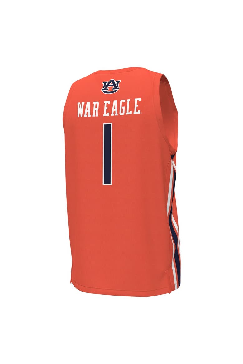 Men's Under Armour #1 Orange Auburn Tigers Replica Basketball Jersey, Alternate, color, Orange