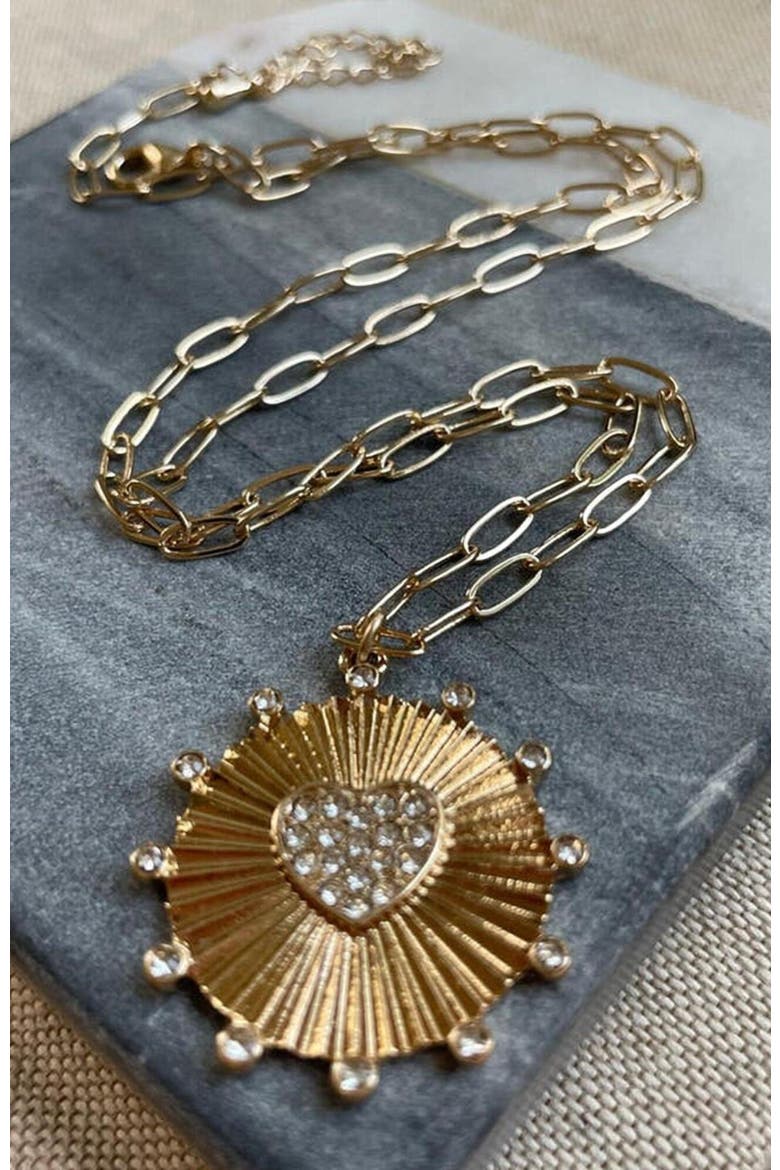 Scarlett Necklace, Alternate, color, Gold