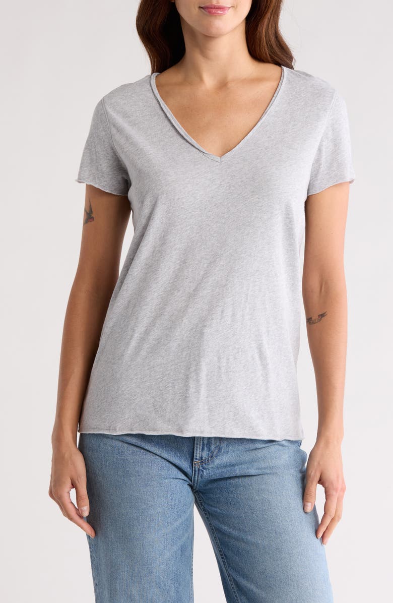 AllSaints Emelyn Tonic T-Shirt, Main, color, Grey Marl
