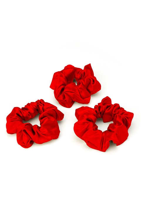 3-Pack Silk Scrunchies