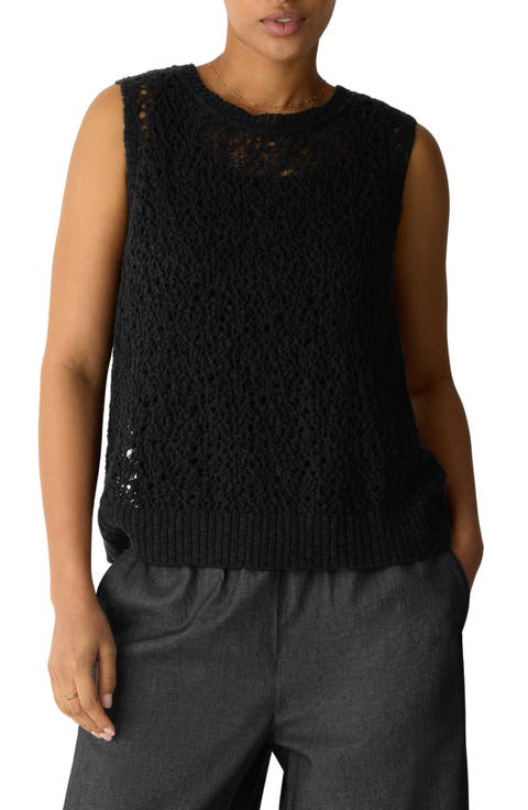 Organic Cotton Pointelle Shell