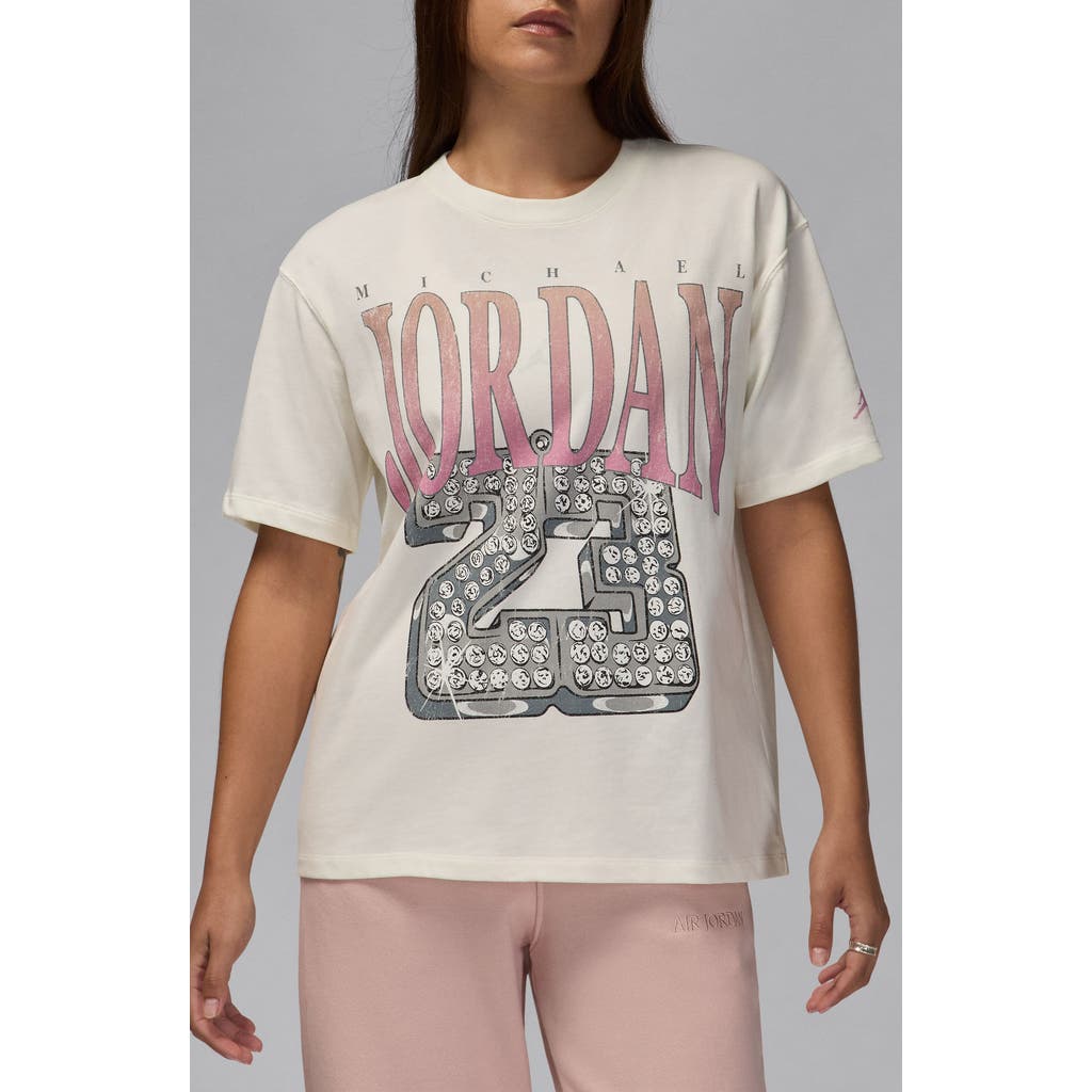 JORDAN JORDAN HERITAGE COTTON GRAPHIC T-SHIRT