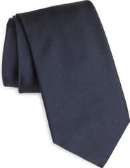 Canali Solid Silk Tie