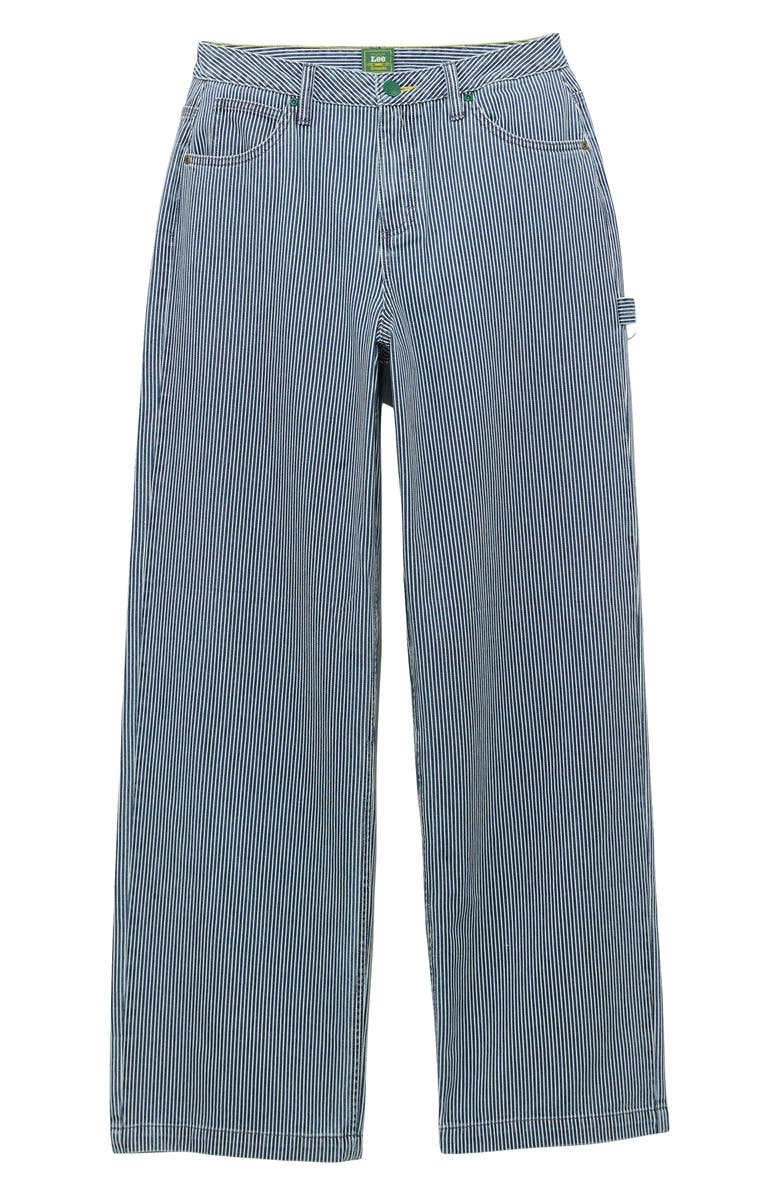 Lee x Crayola Carpenter Straight Leg Jeans, Alternate, color, Railroad Stripe