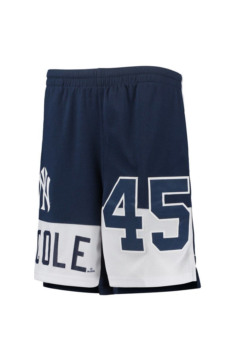 Outerstuff Youth Gerrit Cole Navy New York Yankees Pandemonium Name & Number Shorts, Alternate, color, Navy