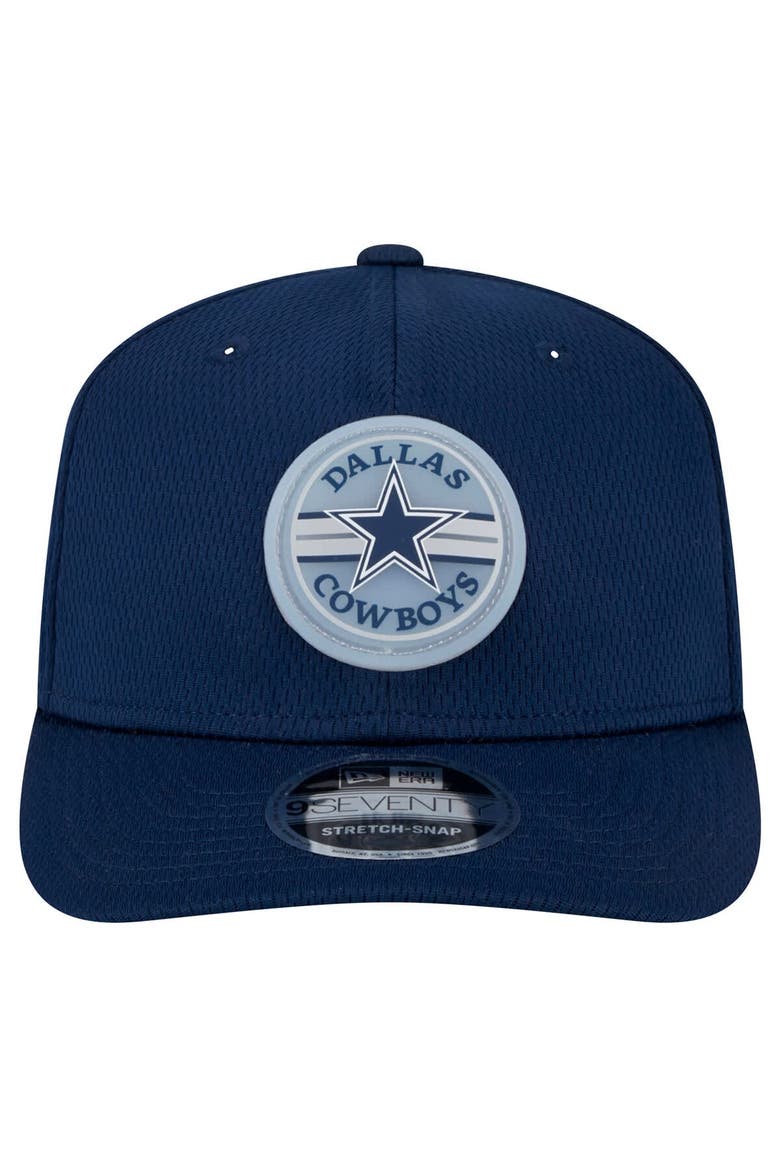 Men's New Era Navy Dallas Cowboys Adventure Patched 9SEVENTY Stretch-Snap Adjustable Hat, Alternate, color, Navy