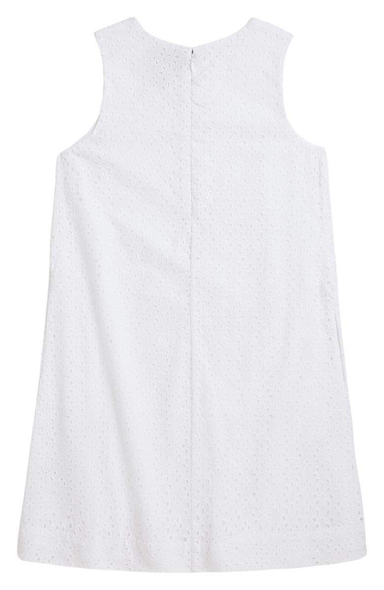 Polo Ralph Lauren Kids' Eyelet Shift Dress, Alternate, color,