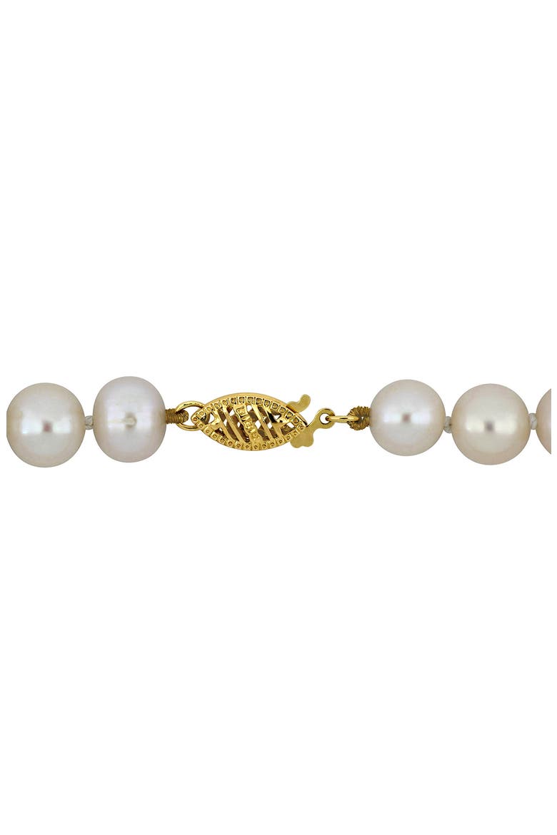 Cultured Pearl Necklace, 7–7.5mm, Alternate, color, WHITE